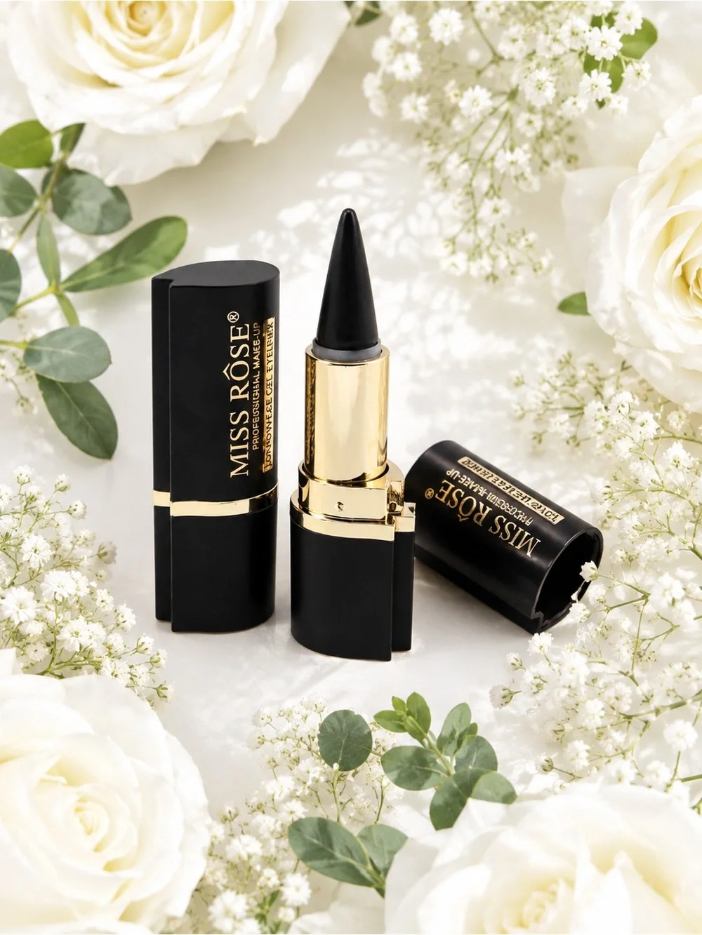 Black Gel Eyeliner Pencil - Rich Black